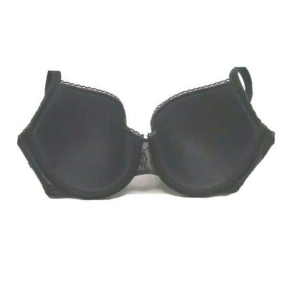 Lane Bryant Cacique Womens T Shirt Bra Lace Convertible Straps Size 44D Black - Picture 9 of 10